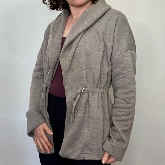 Fabletics Open Front Drawstring Jacket/Cardigan Sz S - Picture 1 of 7